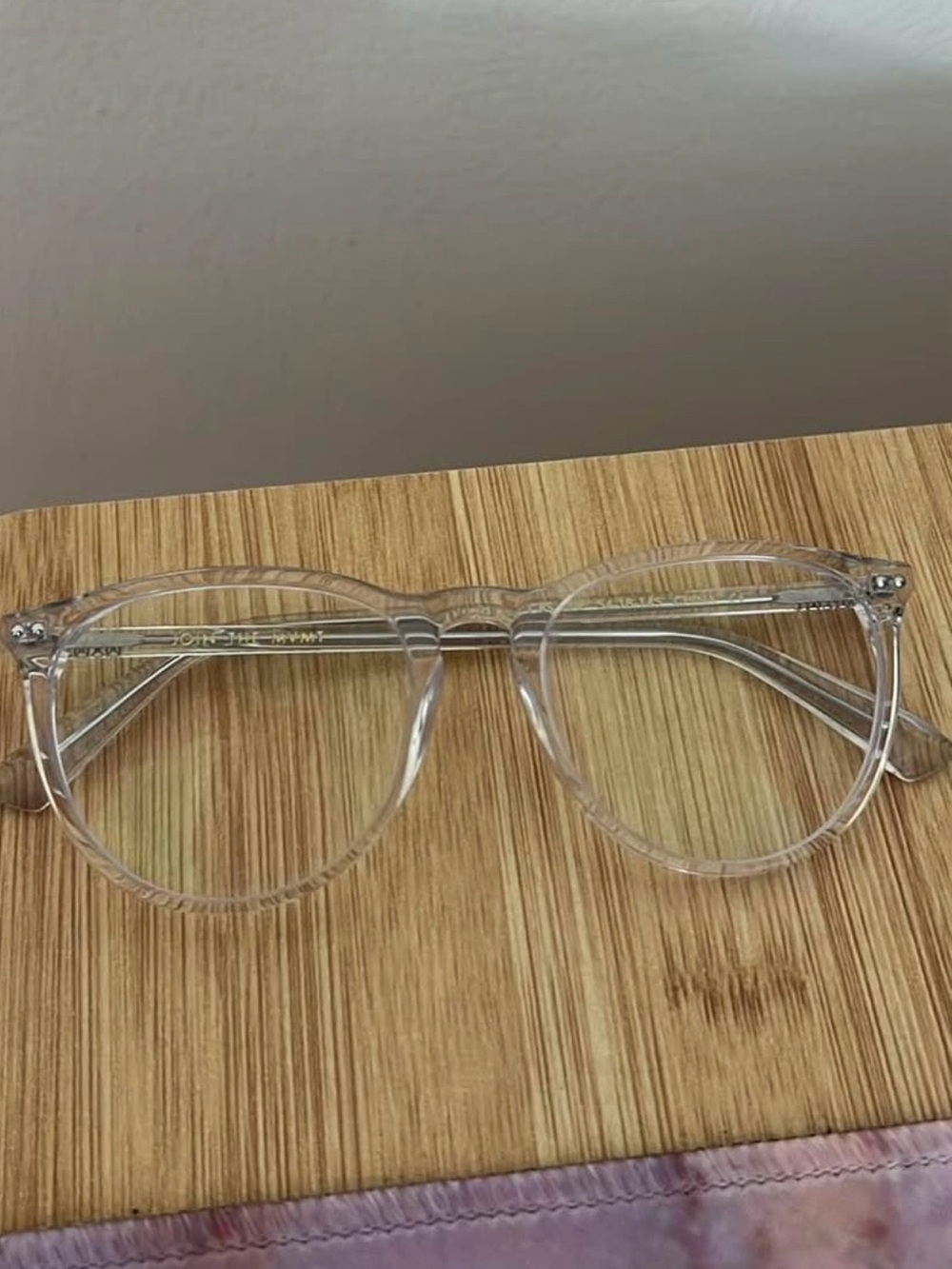 MVMT Clear Transparent Round Frame Glasses